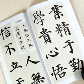 80页)毛笔书法字帖 碑帖行书字帖 成人练字 高清书法字帖 正版包邮