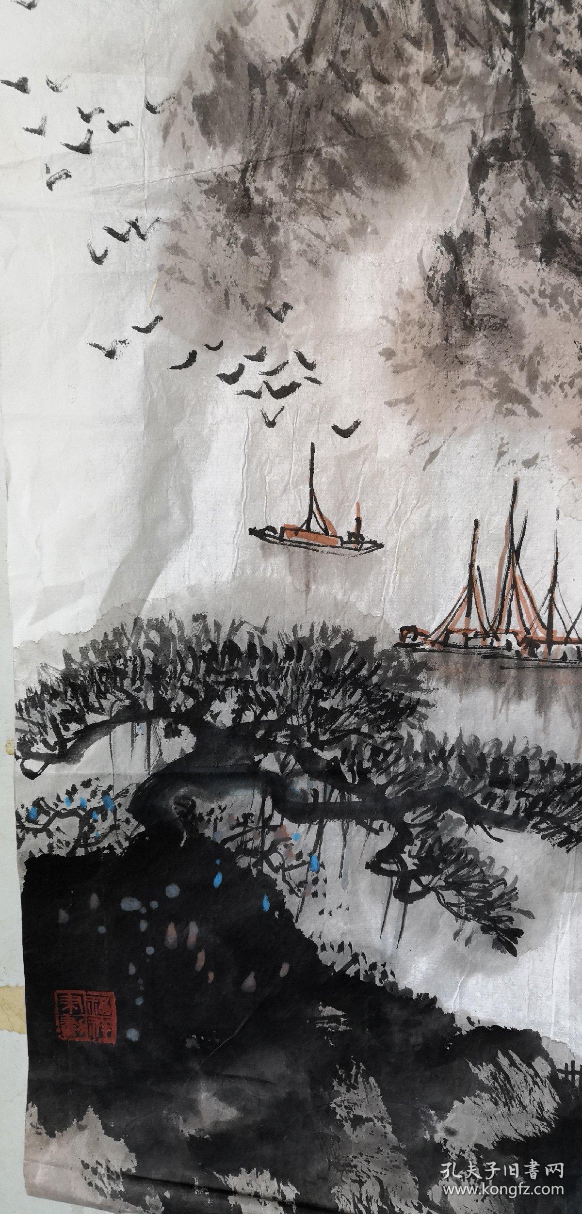 北京著名画家赵福祥3367山水