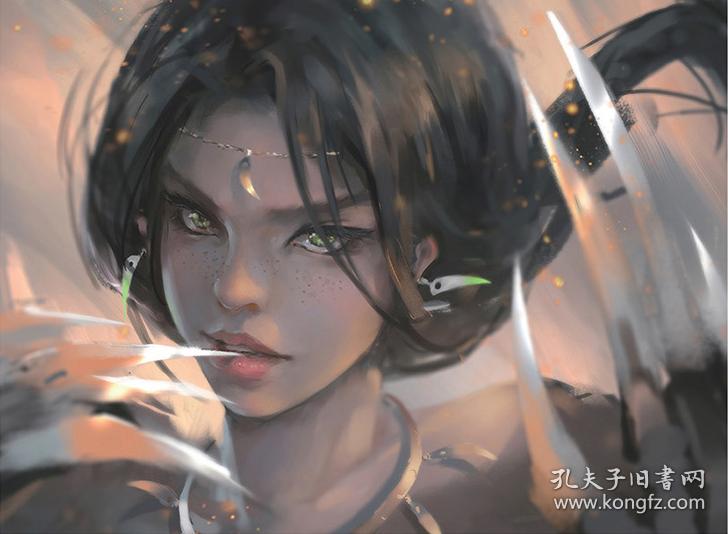 鬼刀画册 鬼刀wlop 个人插画作品集 王凌鬼刀漫画插画