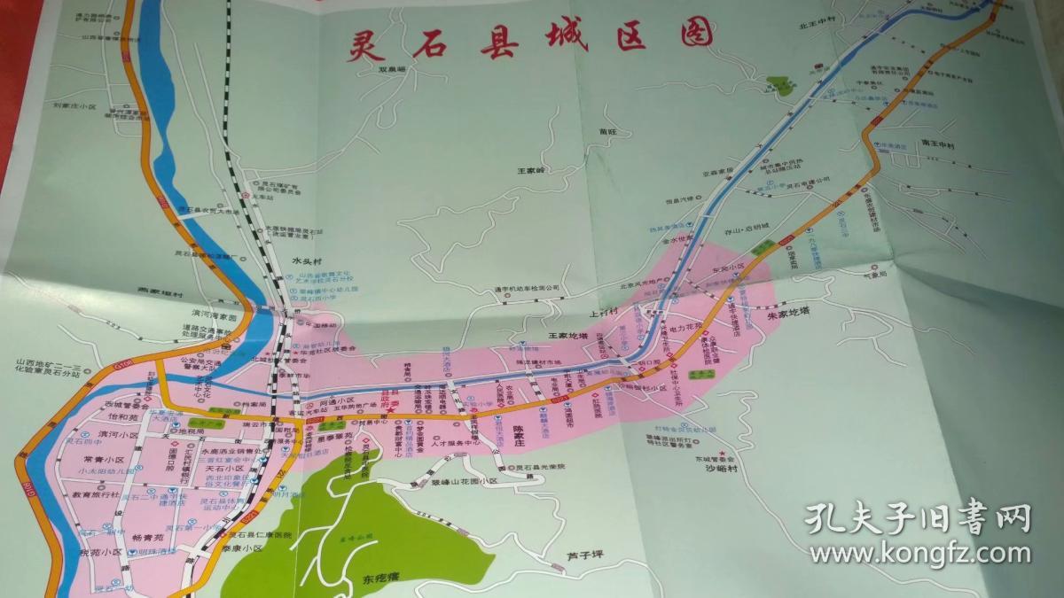 灵石旅游地图