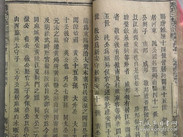 品詹氏族谱湖北黄石民国詹氏宗谱詹氏字辈对照表詹氏族譾詹家族族谱