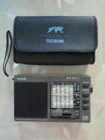 老收音机 德生牌 TECSUN 9700 超级短波王 保存好能正常使用
