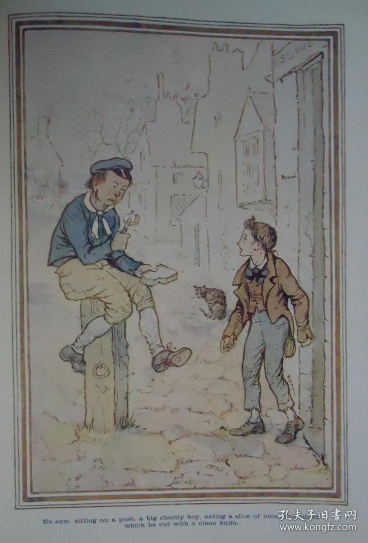 1890年charles dickens: oliver twist 狄更斯名著《雾都孤儿》儿童版