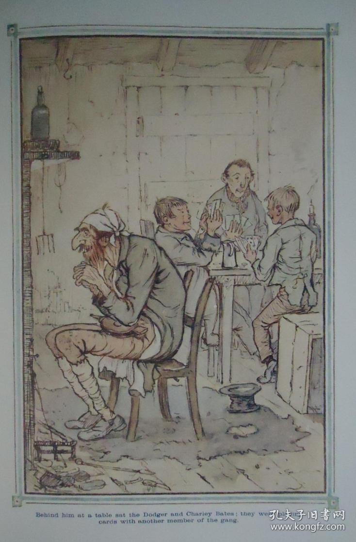 1890年charles dickens: oliver twist 狄更斯名著《雾都孤儿》儿童版