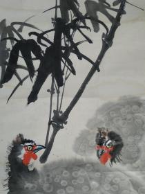 原南京军区空军司令部政治部主任裴如良国画《