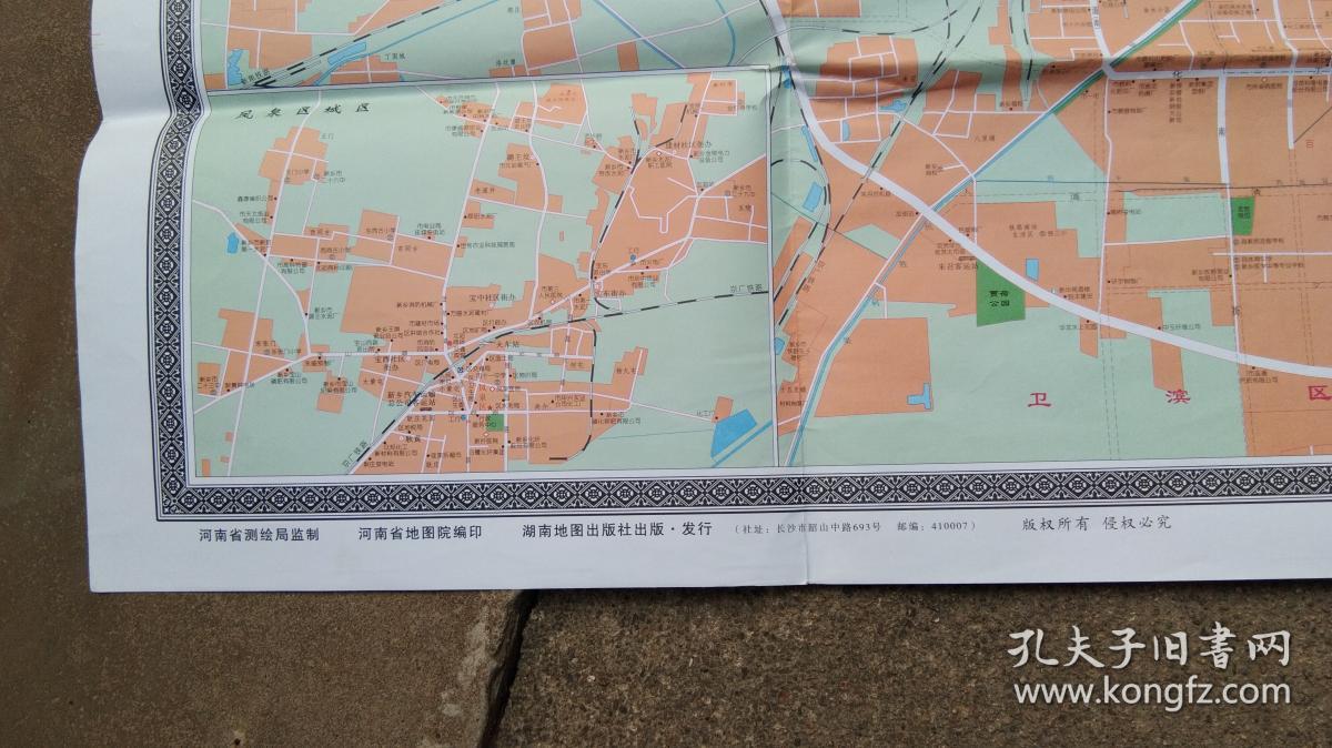 新乡市城区图-(河南省系列地图-省辖市图组)