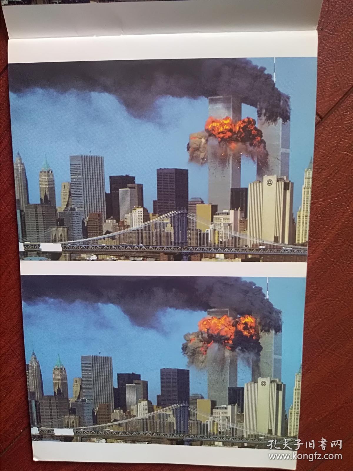 911 the day we stood still(美国原版画册)美国911事件撞击,燃烧