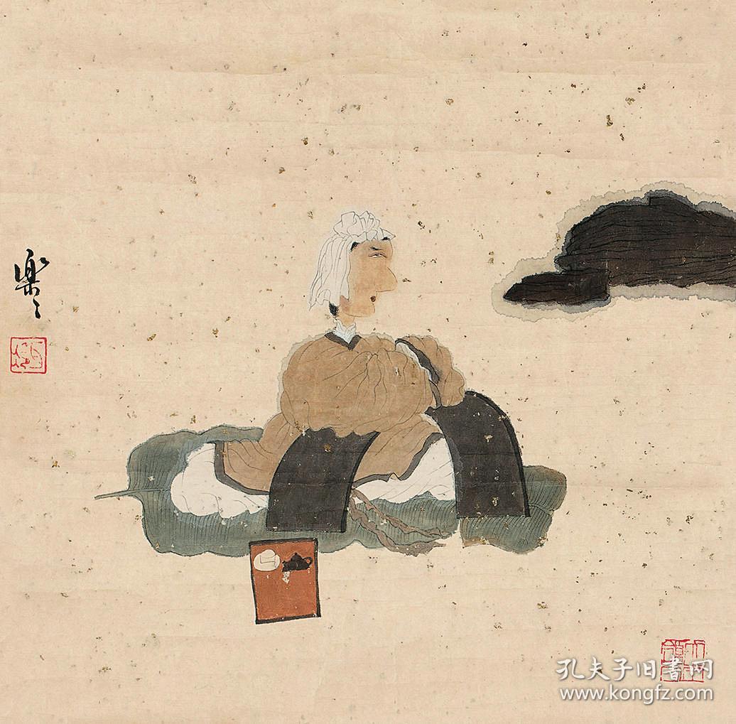 徐乐乐《人物》江苏省国画院一级美术师 "新文人画"派中的重要画家