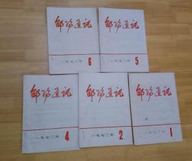 1972年邵阳通讯  第1、2、4、5、6期