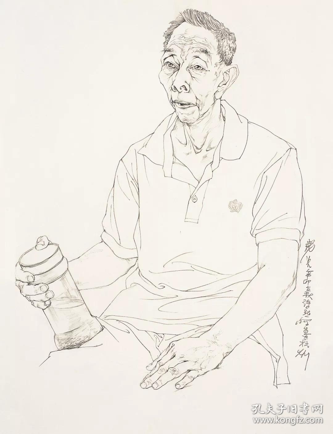 中国美术学院中国画系线描范本/徐默线描人物写生