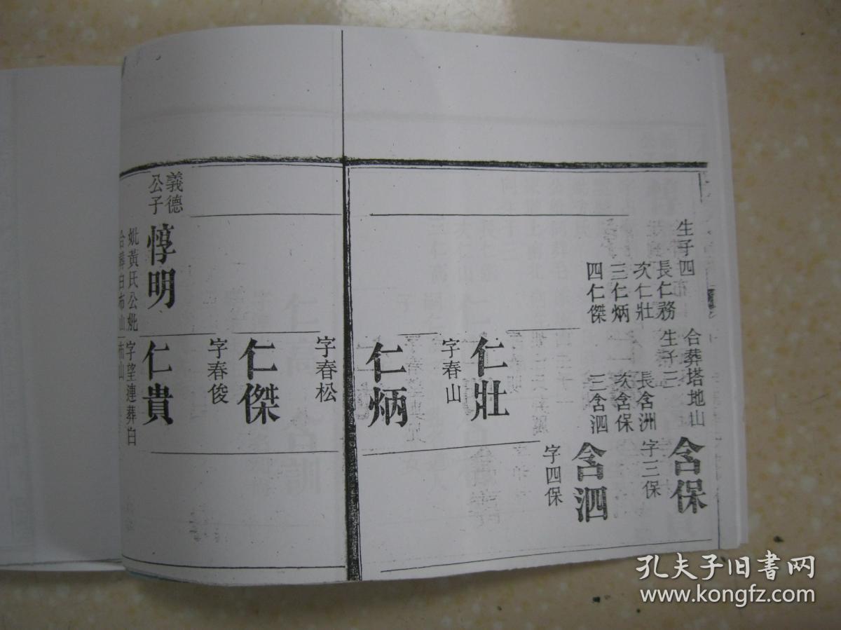 澴北程氏宗谱,卷九,四箴堂,辈序:正大光明行义惇仁今贞葆福世德永昌邦