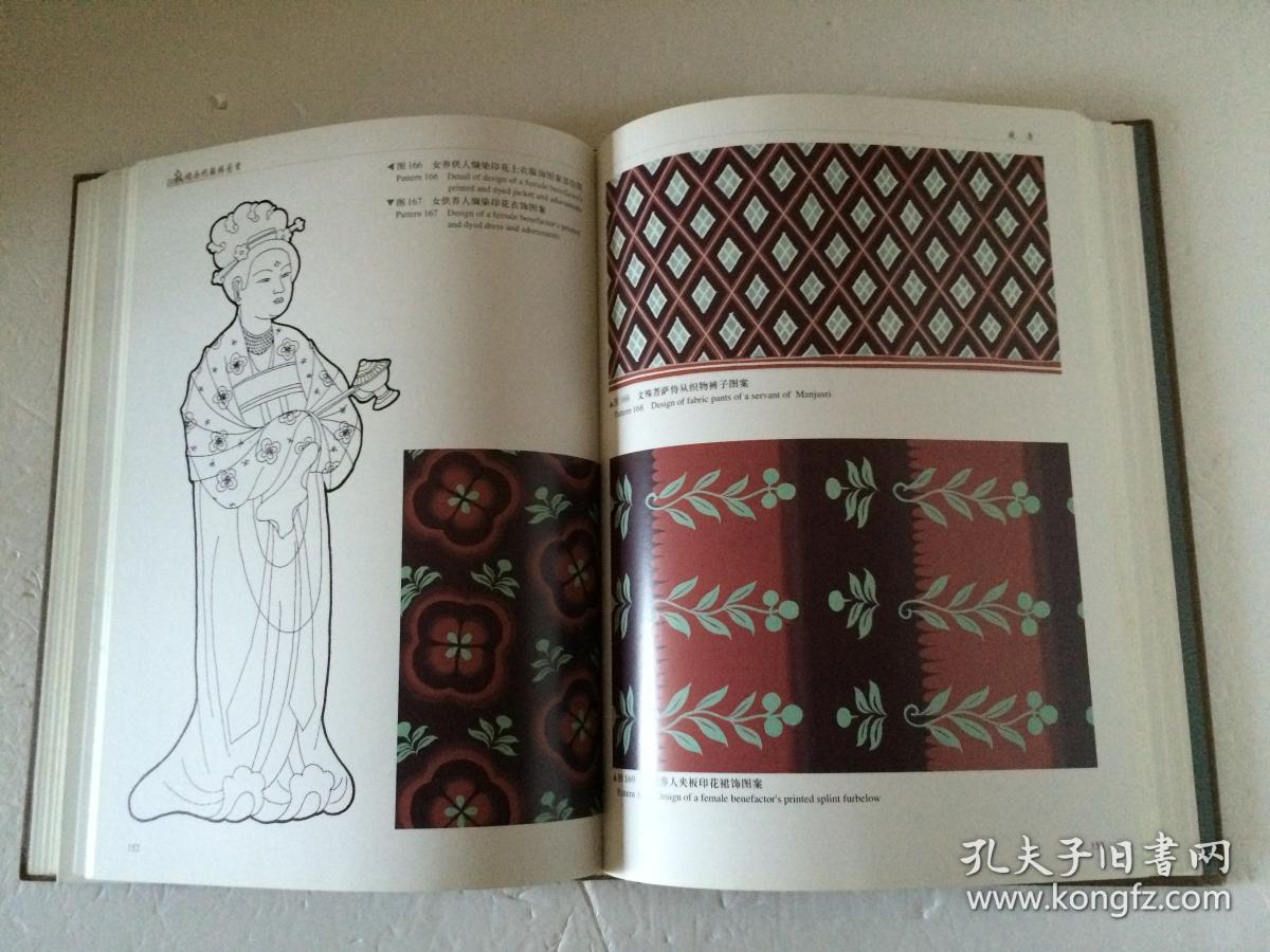 中国敦煌历代服饰图案一版一印品相好