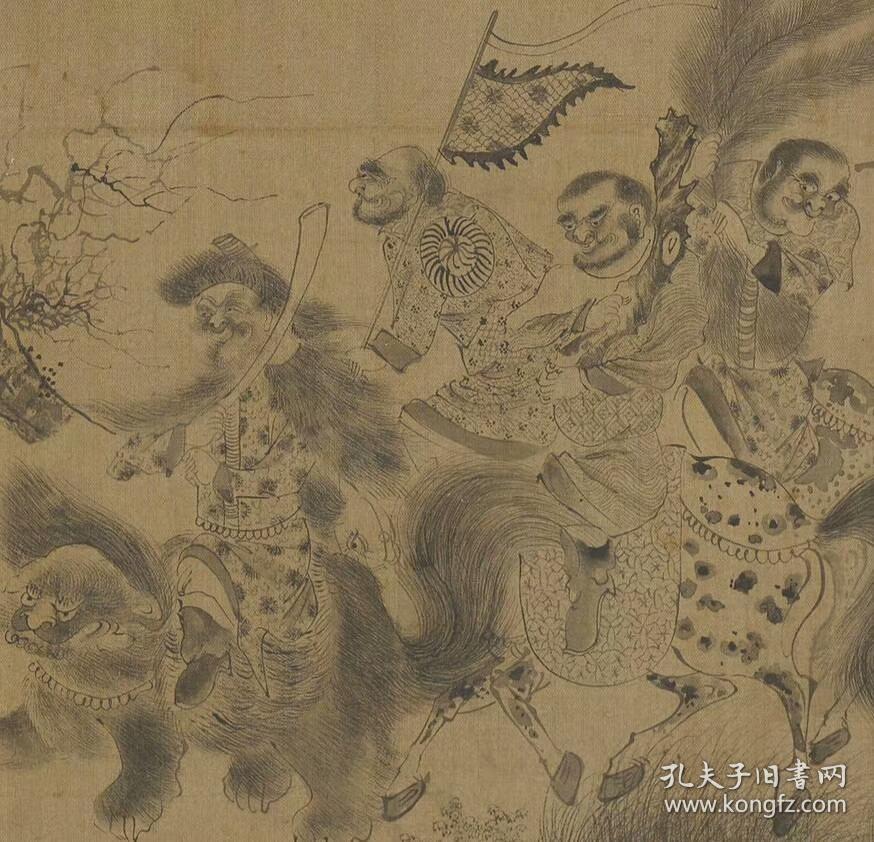 李公麟 摹阎立本职贡图卷.纸本大小33.13*545.61厘米.