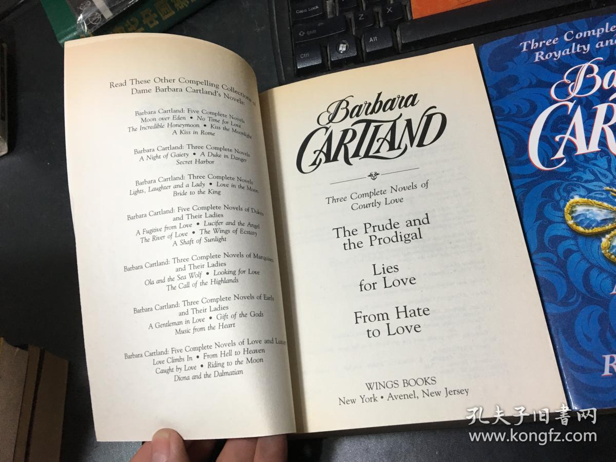 barbaracartland,barbarafrittoli barbara cartland: three complete novels: royalty