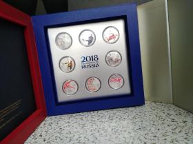 2018年俄罗斯世界杯官方纪念银整套
