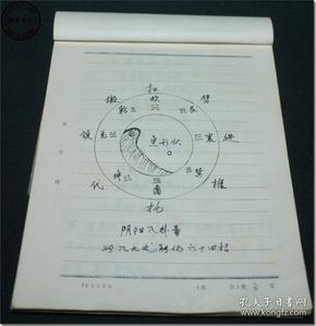 【《八卦拳学》手抄本:1973年9月-1984年4月,北京一位老武术家练功习