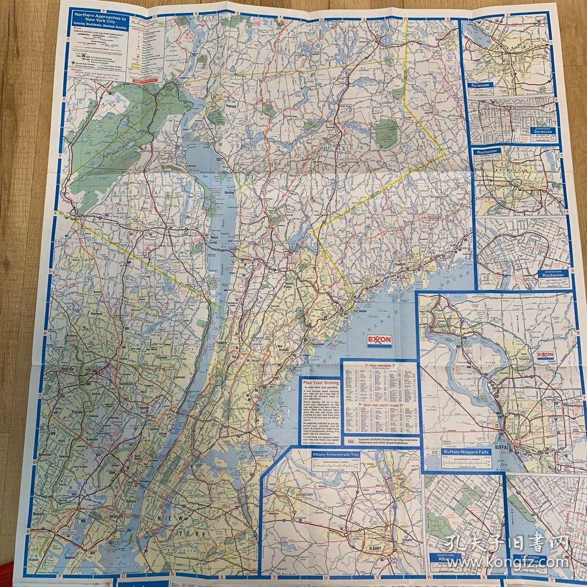 new york——纽约地图(美国原版),旅游图
