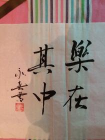 书法:乐在其中(宣纸)
