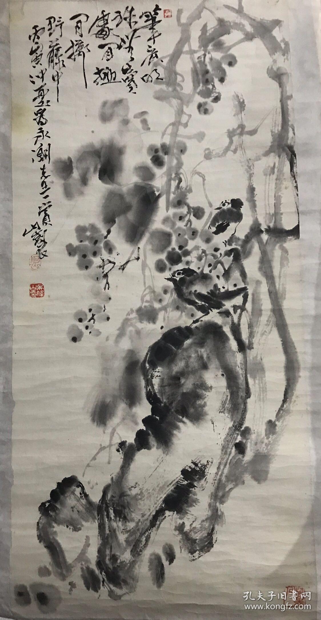 吴伟山,花鸟