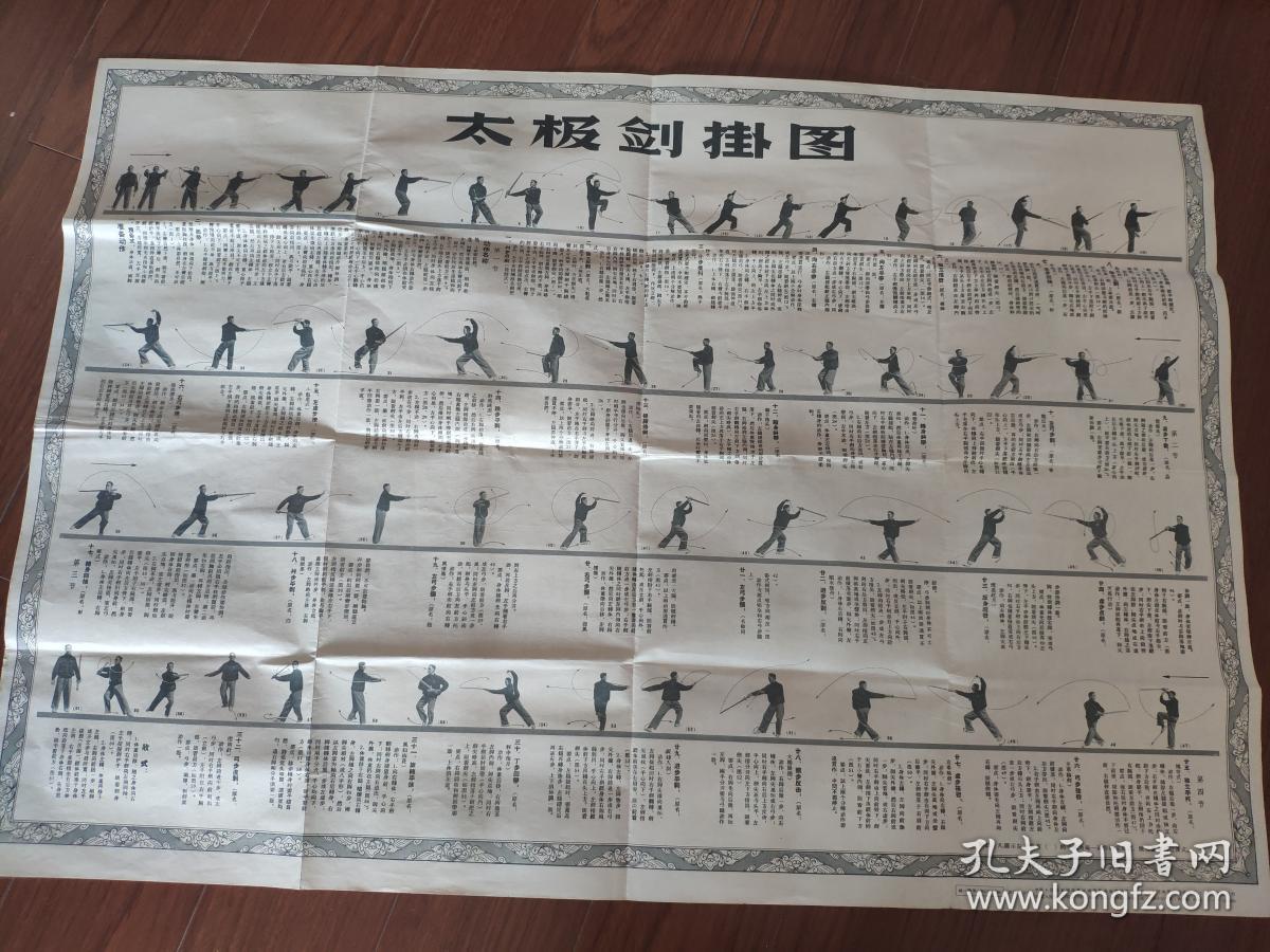 《初级拳第一路挂图》《初级拳第二路挂图》《太极剑挂图》《拳术二十