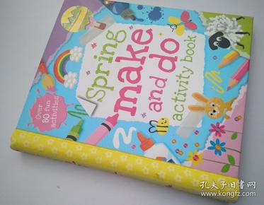春天户外手工制作书 spring make and do activity book英文原版儿童