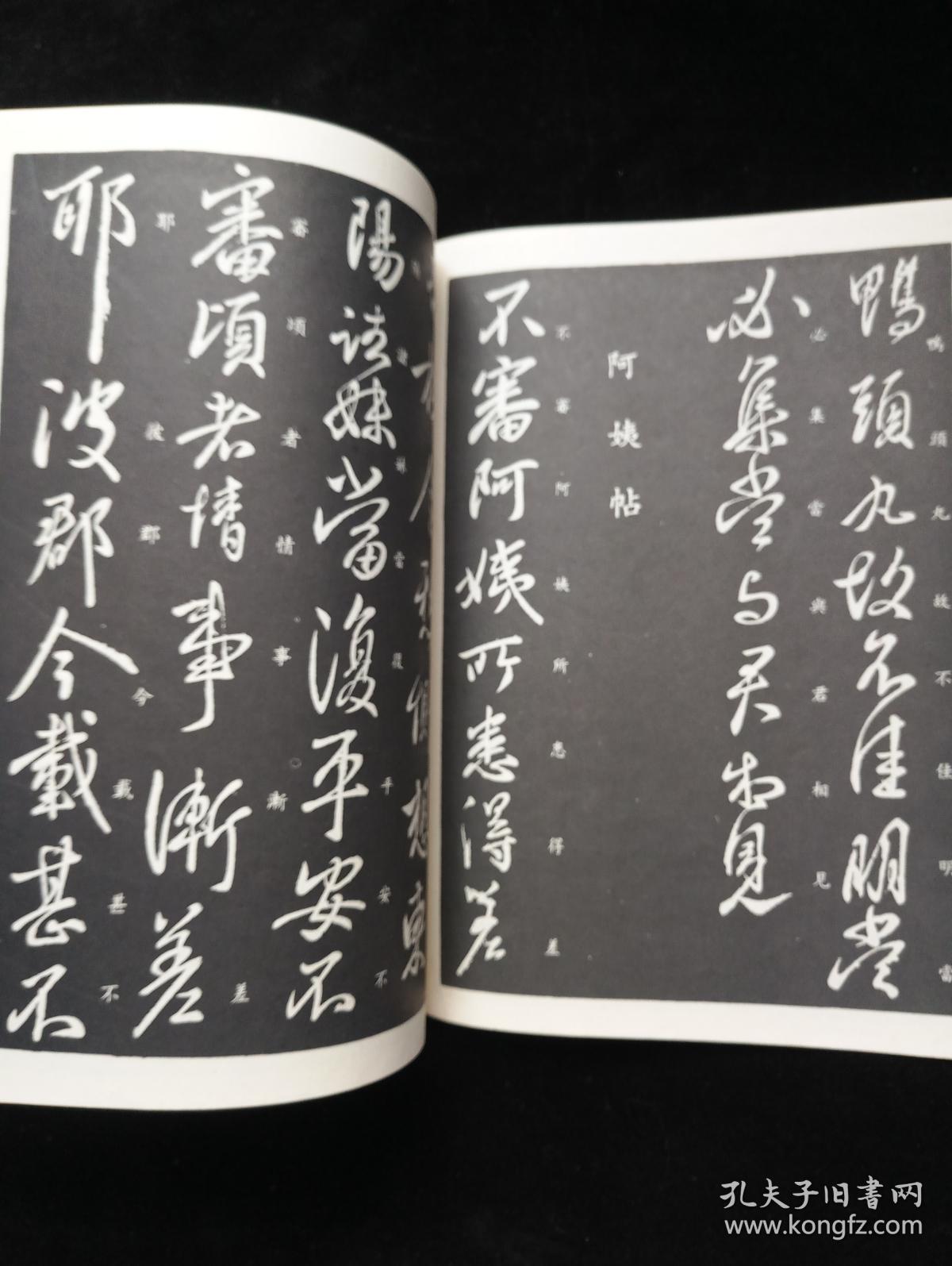 王献之行书习字帖(之二(两册合售【王羲之的是1994年1版1印,王献之