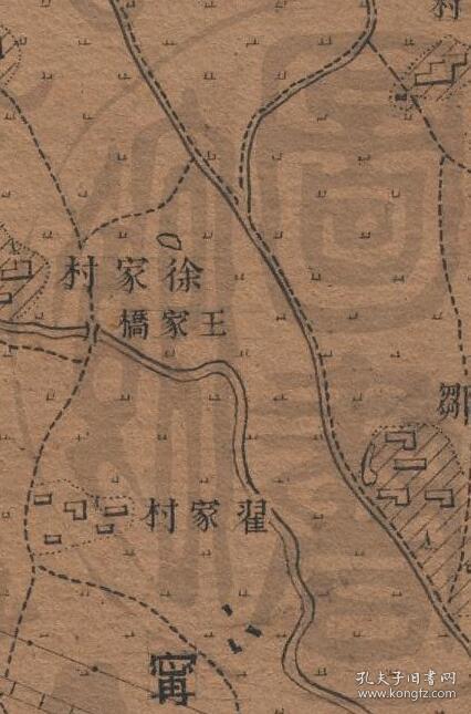 《常州老地图》《常州地图》,宣统元年(1909年)常州城