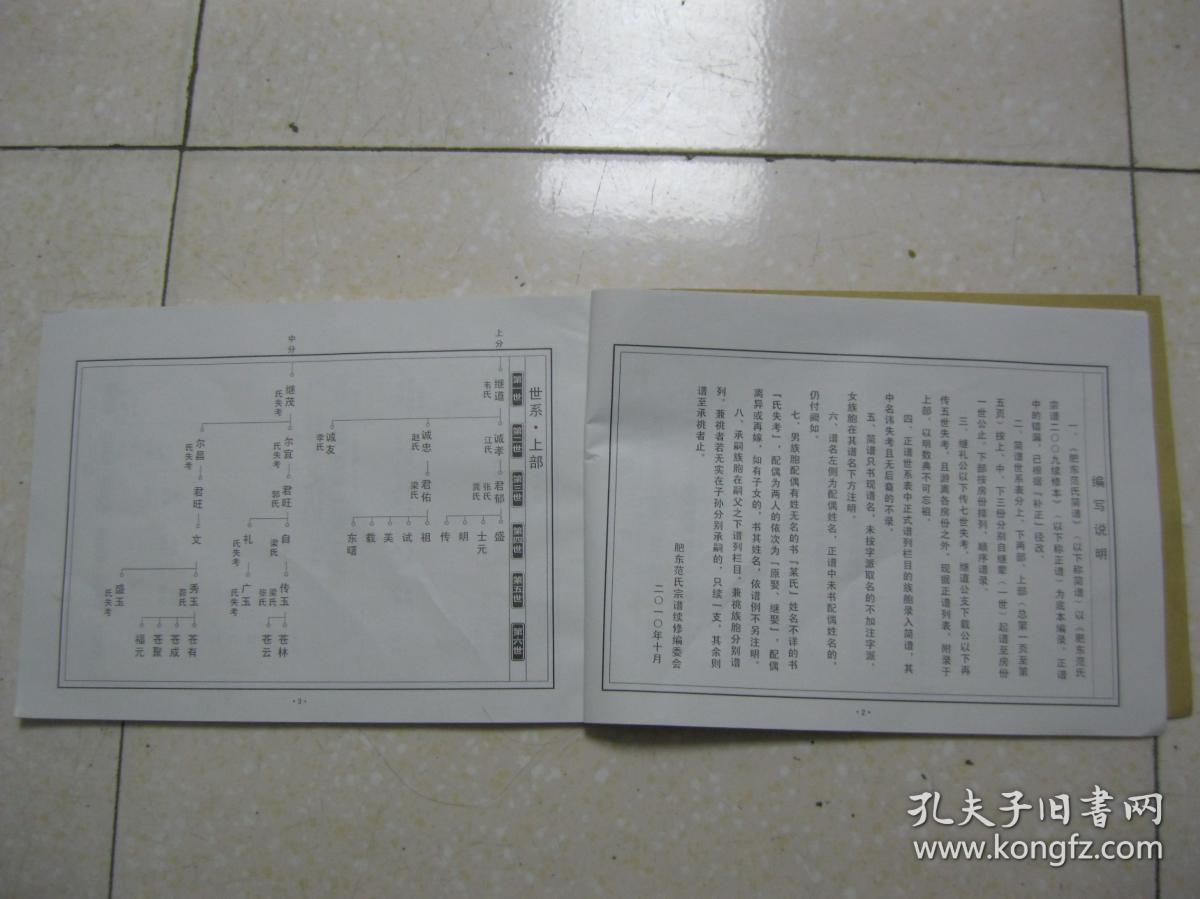 范氏宗谱简编本安徽省肥东县一带文正堂肥东范氏继辈与范仲淹公后代继