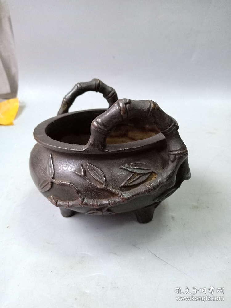 乡下收的明代传世少见的宣德老铜香炉