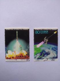 日本邮票·05年国际宇航大会2信