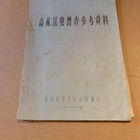 贵州省 森林昆虫普查参考资料 1980年