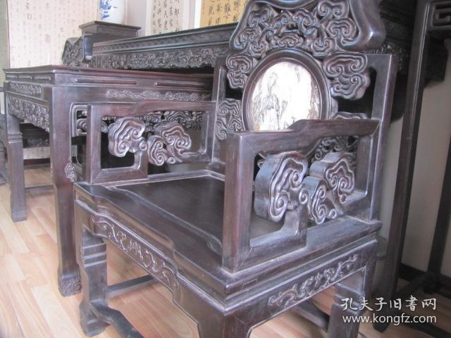 清代家具中堂一套六件套