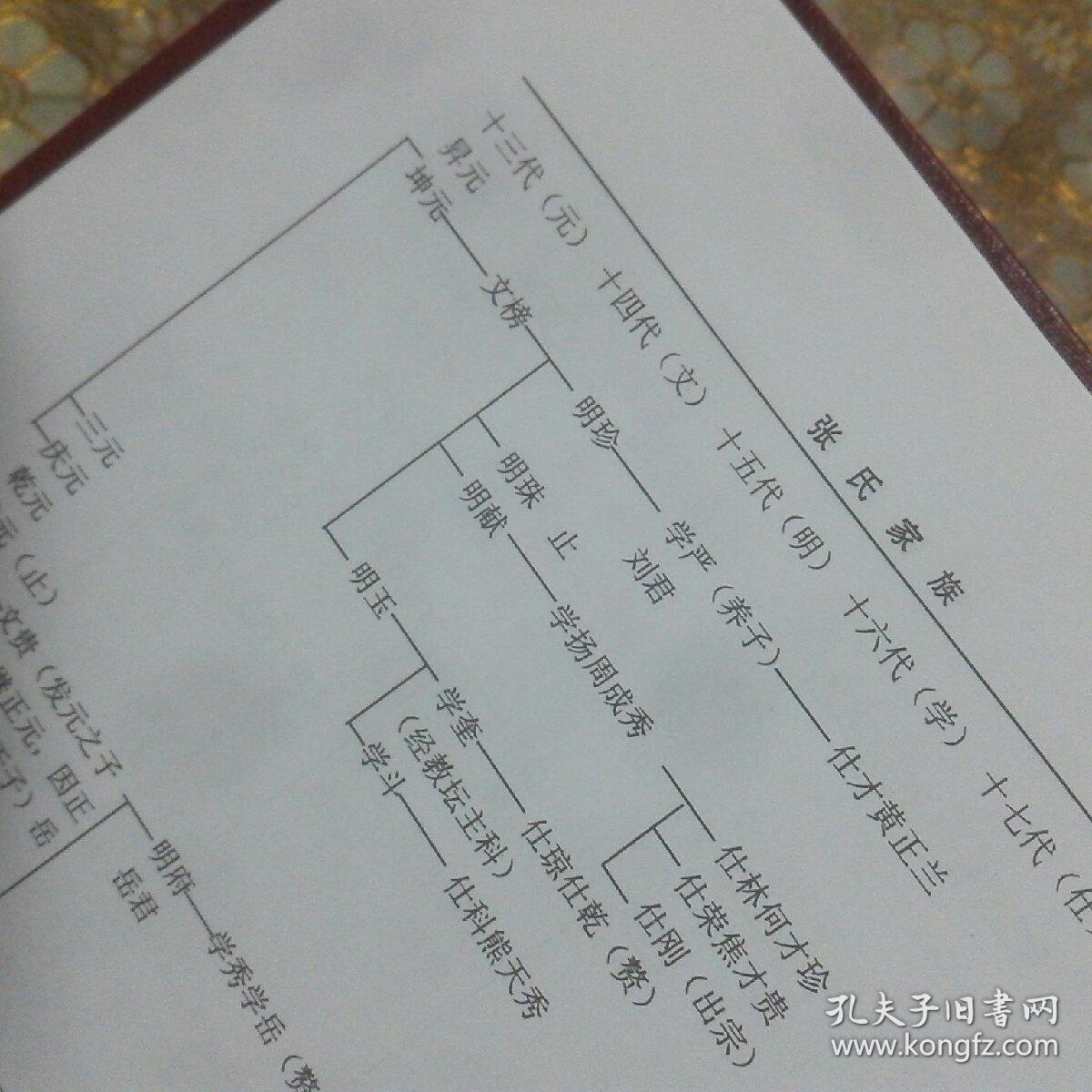 张氏家谱四川巴中地区