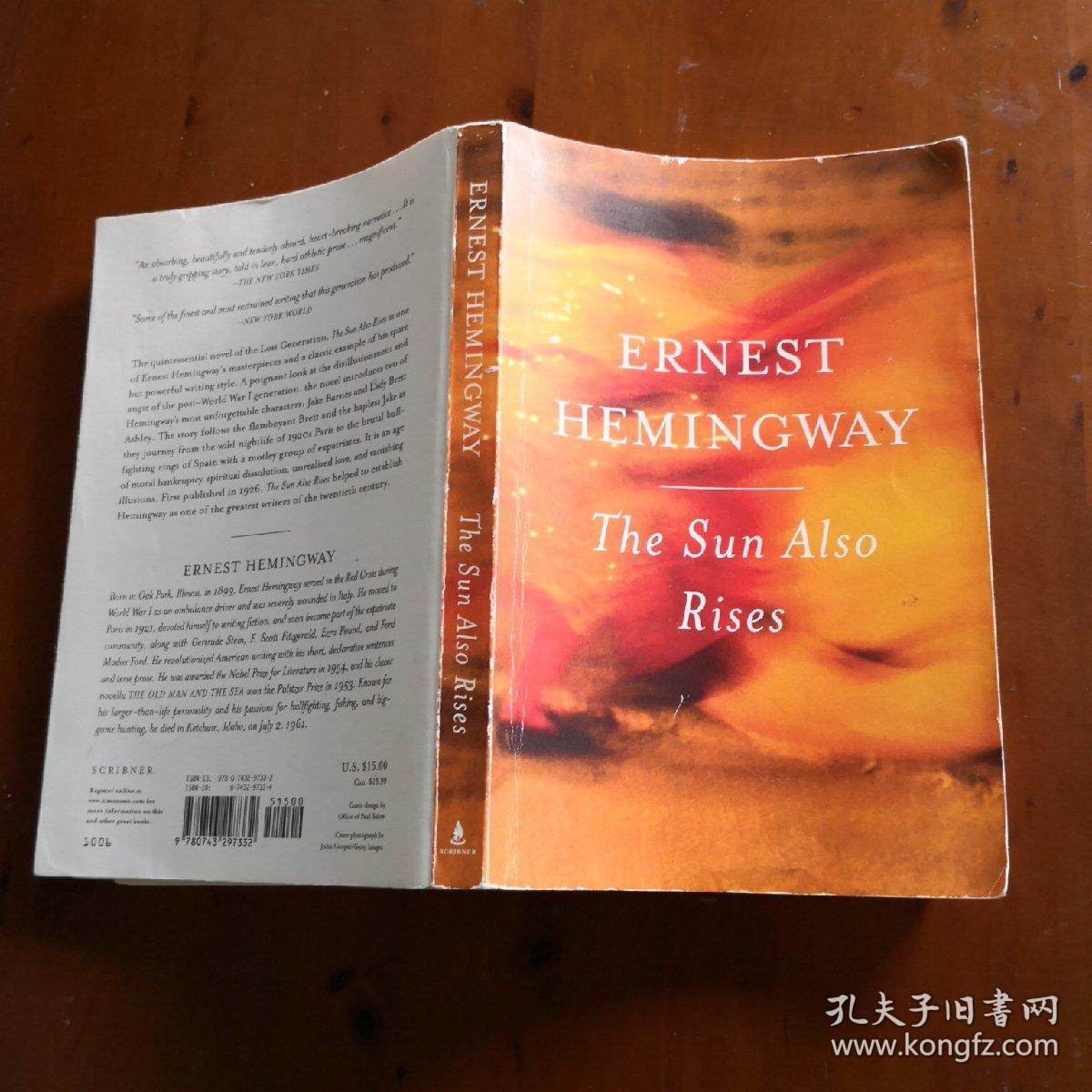 the sun also rises(海明威《太阳照常升起》英文原版