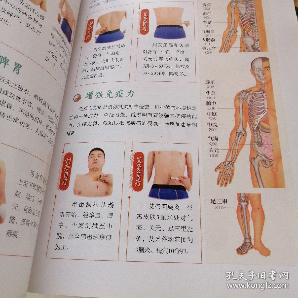 大图谱:刮痧拔罐艾灸对症自疗全图解