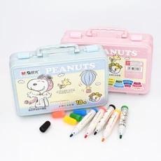 晨光（M&G）SCP90195史努比系列可洗水彩笔 18色 粉色盒