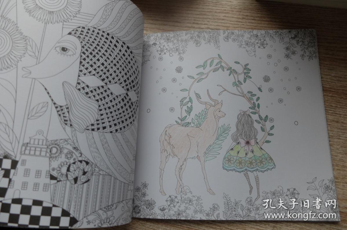 奇幻森林——手绘减压涂色神器