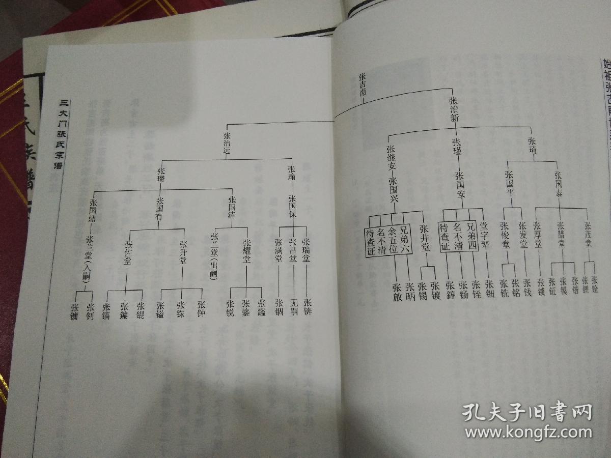 三门张氏宗谱,又叫张氏族谱.张氏家谱《连云堂》