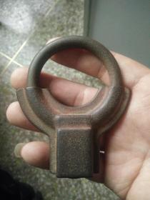 民国时期的老锁具收藏《异形老挂锁》缺少钥匙罕见老物件