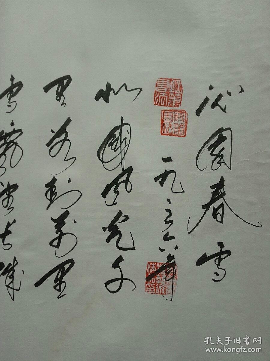 著名书法家梁锦英硬笔书法《沁园春·雪》