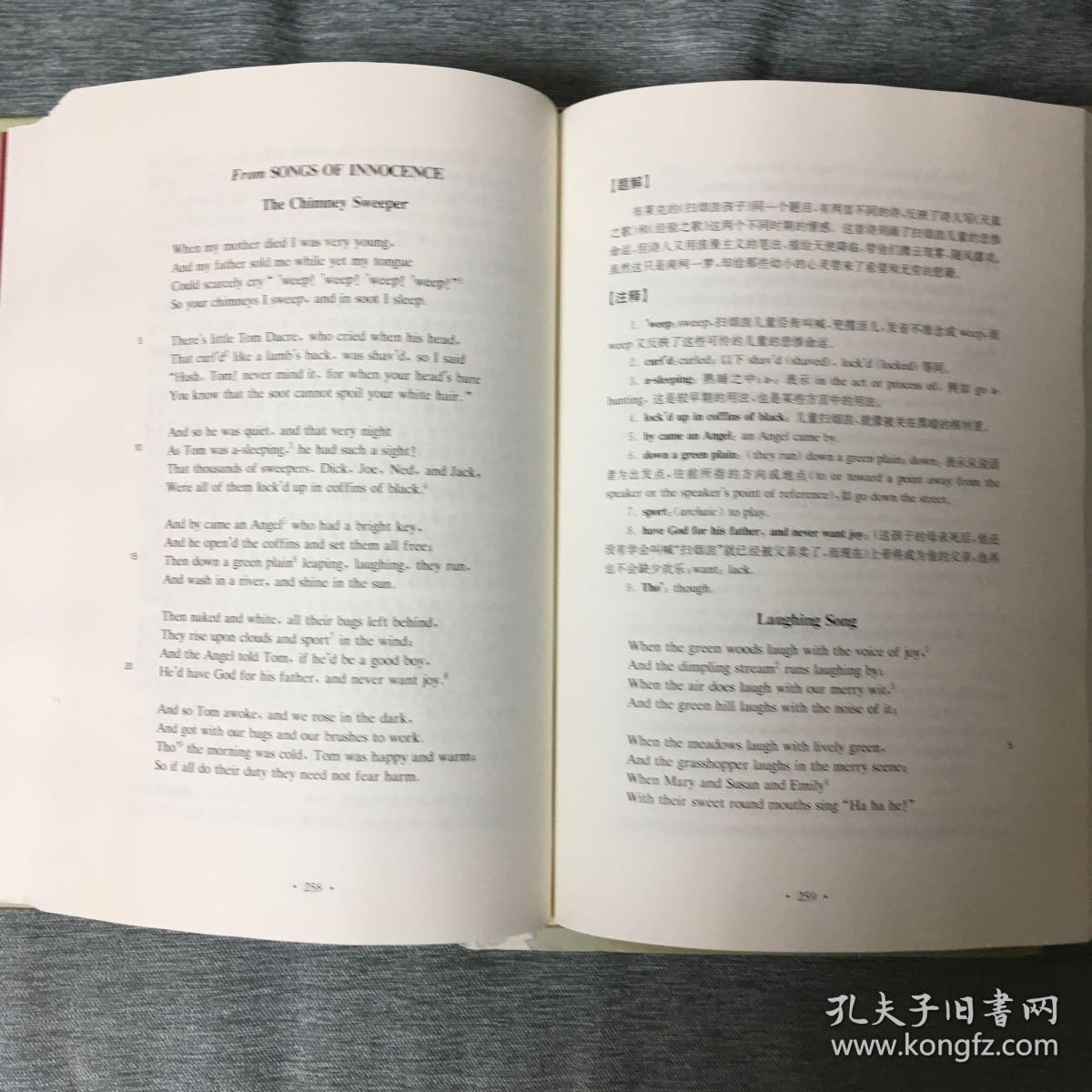 英国诗歌选集珍藏版上下册