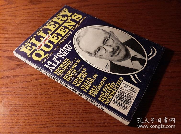 elleryqueensmysterymagazine埃勒里奎因神秘杂志80年6月号英文原版