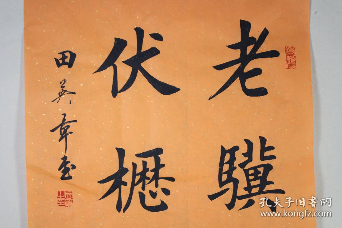 田英章书法原作老骥伏枥