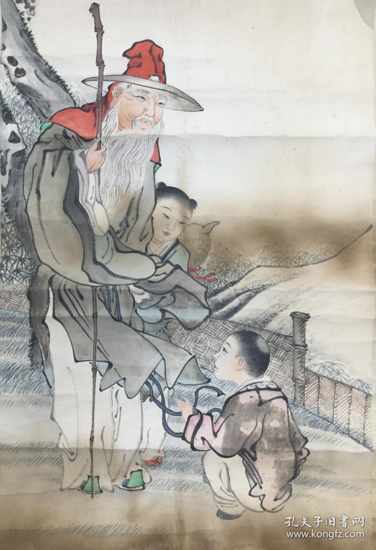 民国曹锟总统府秘书长济宁王毓芝兰亭绘画秘书汪克明汪德寿题跋人物画
