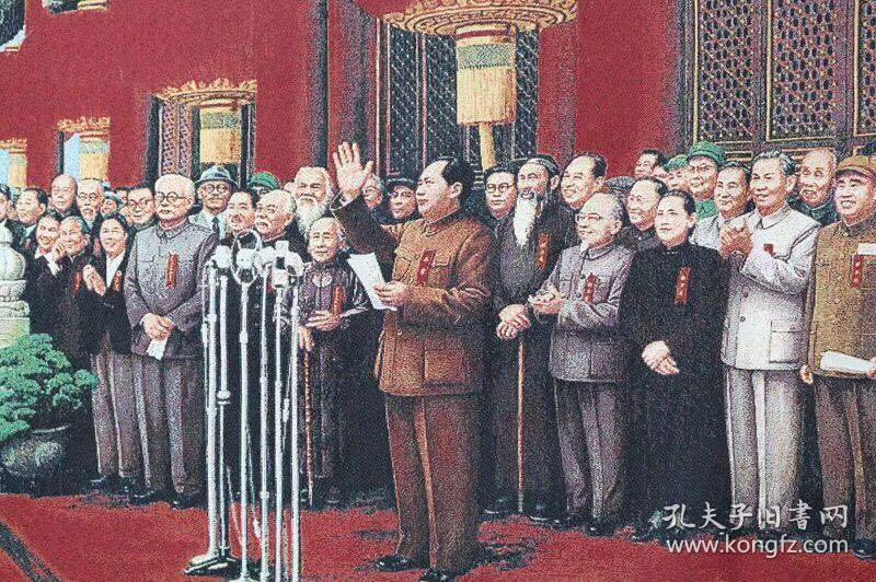 1949年十月一日开国大典刺绣 尺寸为90厘米*60厘米