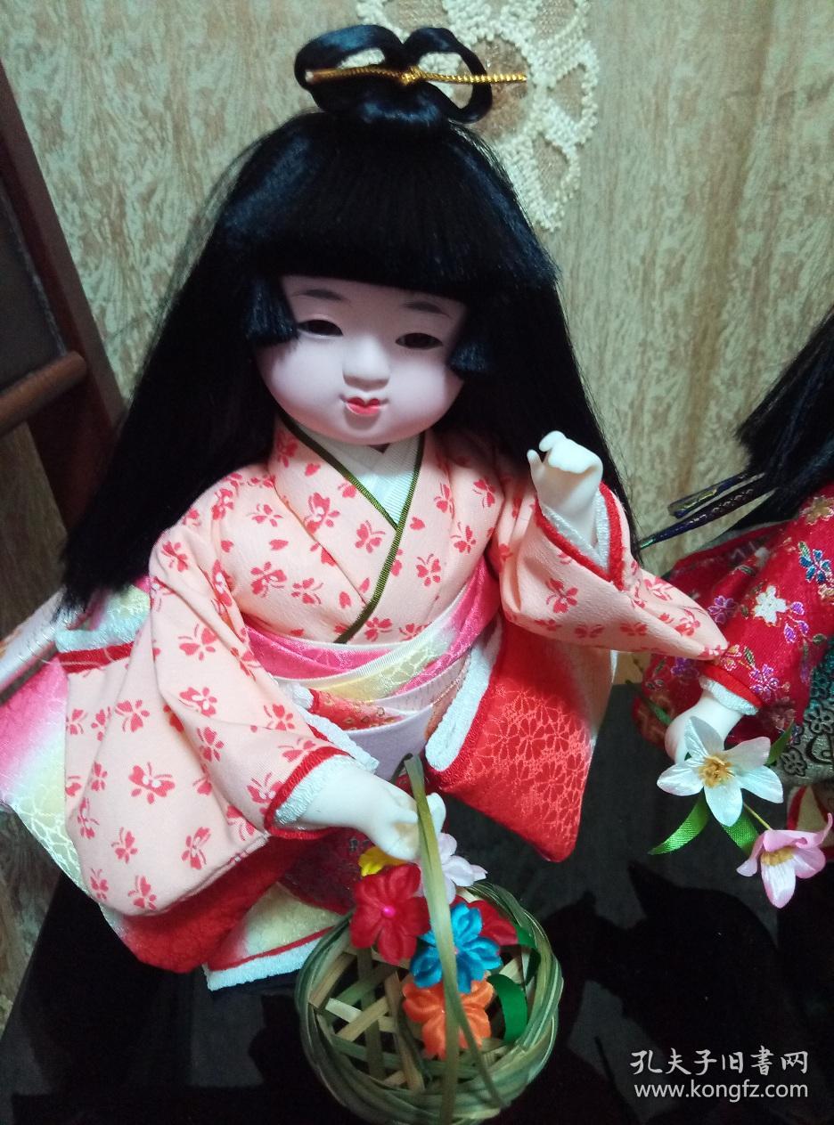 日本娃娃 花子雅子 一套.做工精美
