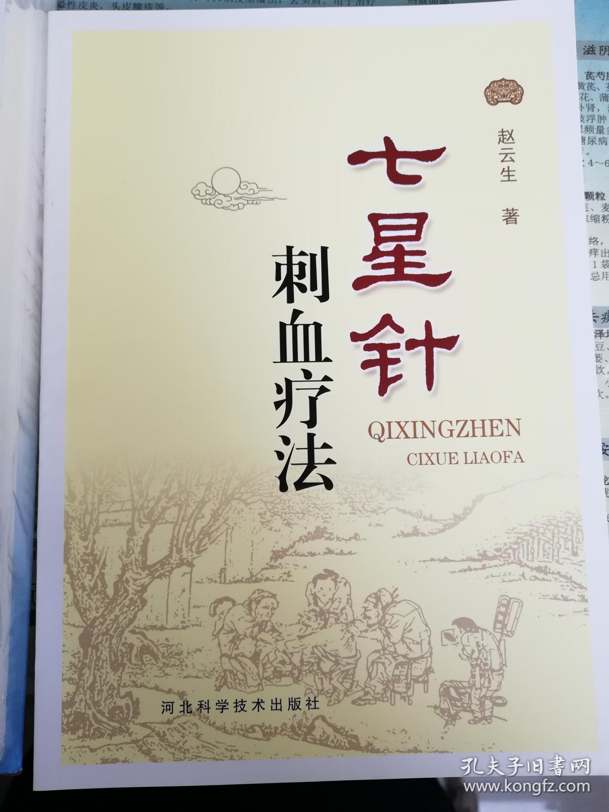 《七星针刺血疗法》 著名针灸大师赵云生教授遗作 (全是铜板纸印刷,16