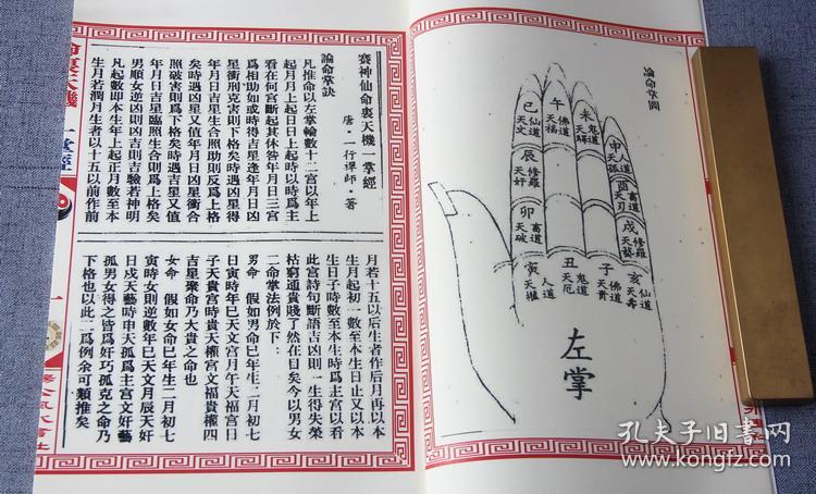 乾坤掌张天师断诀六壬掌梅花掌八节掌 命理天机一掌经周易经相术