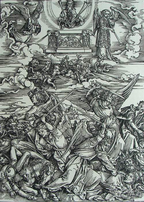 《死亡四骑士》专用水印纸 原尺寸复刻 58x45cm_丢勒albrecht dü