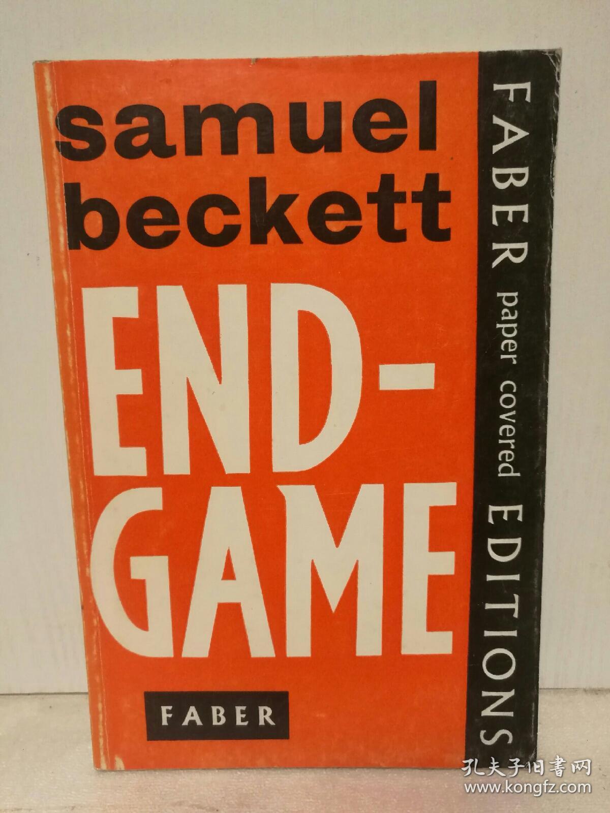 塞缪尔贝克特剧终endgamebysamuelbeckett戏剧英文原版书